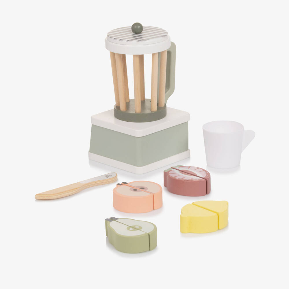 Pasito a Pasito-Sage Green Wooden Juicer Toy (17cm) | Childrensalon