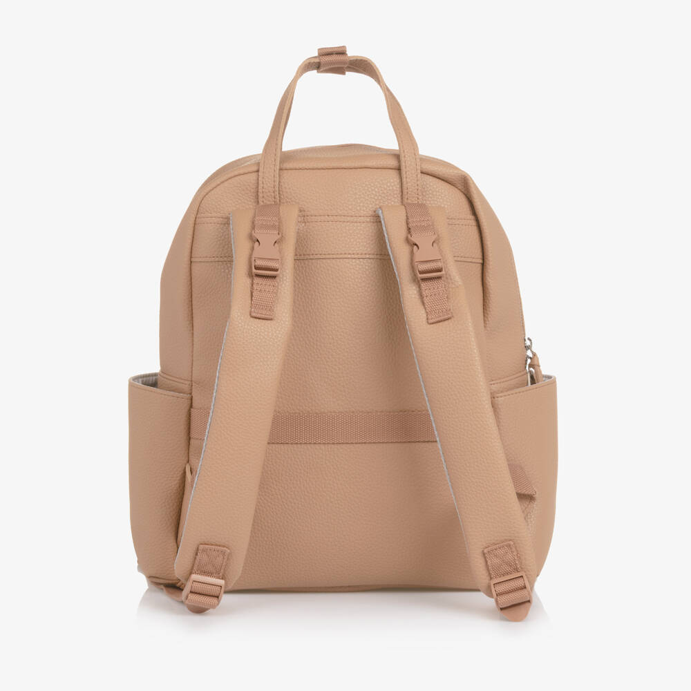 Pasito a Pasito Walking Mum-Пеленальный рюкзак коричневый из искусственной кожи (38см) | Childrensalon