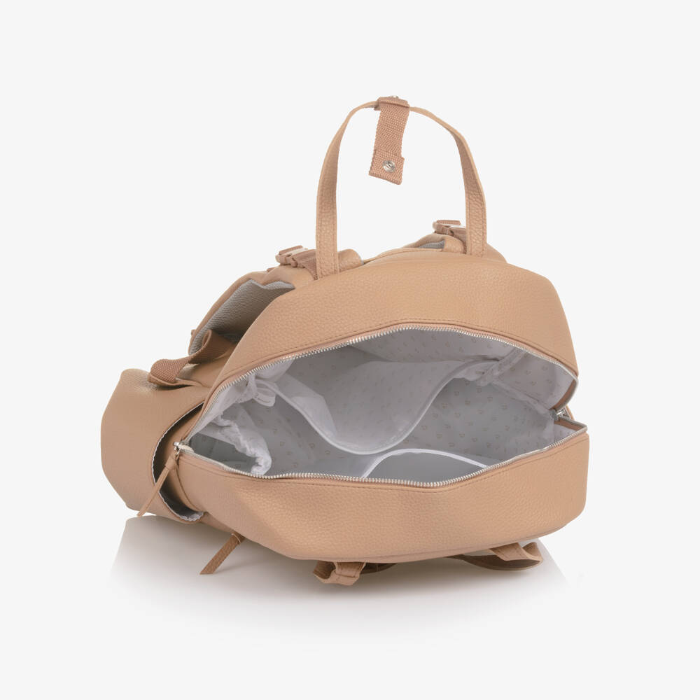 Pasito a Pasito Walking Mum-Пеленальный рюкзак коричневый из искусственной кожи (38см) | Childrensalon