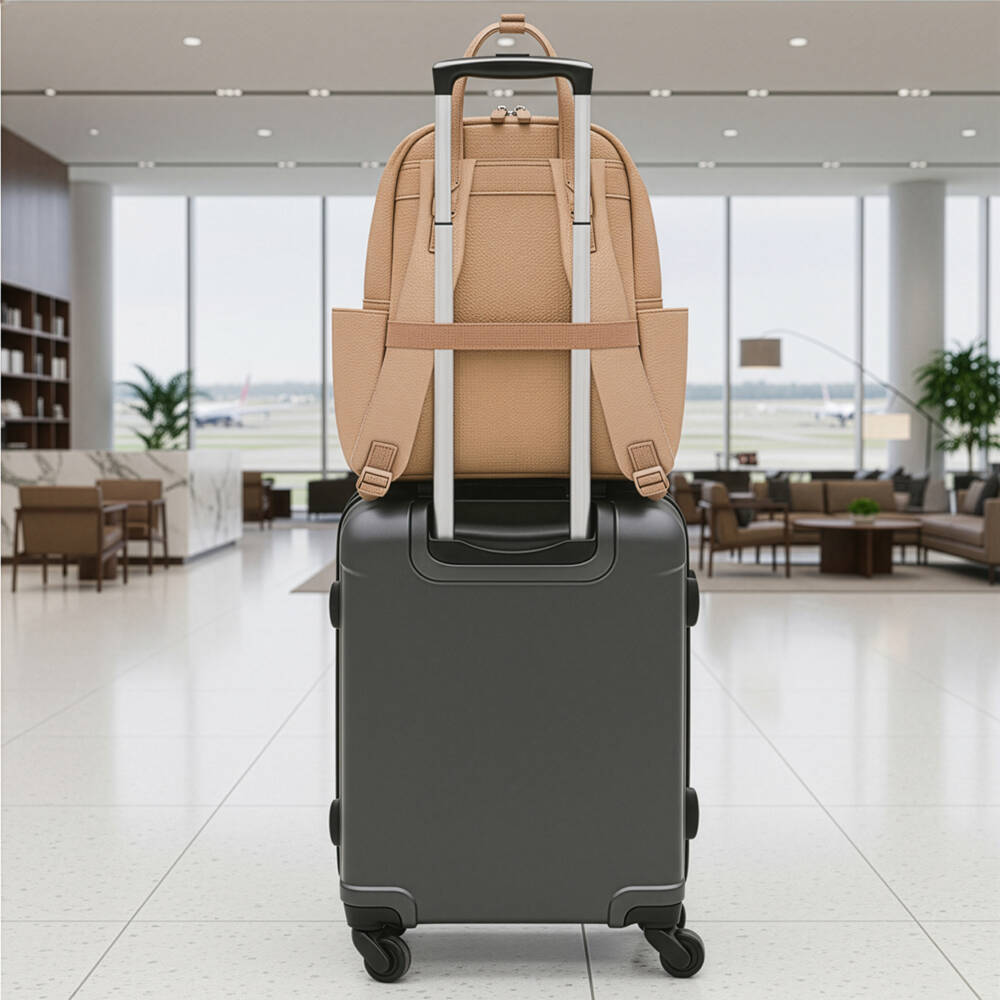 Pasito a Pasito Walking Mum-Пеленальный рюкзак коричневый из искусственной кожи (38см) | Childrensalon