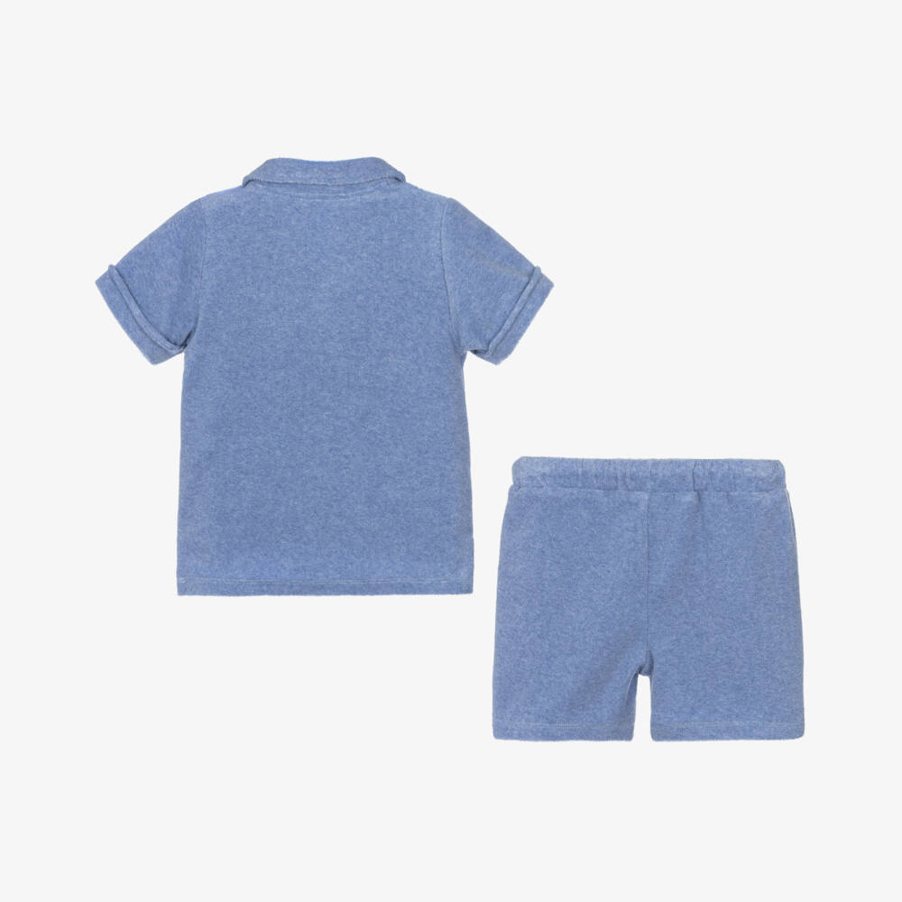 Towelling Boy Short - Blue main image 0
