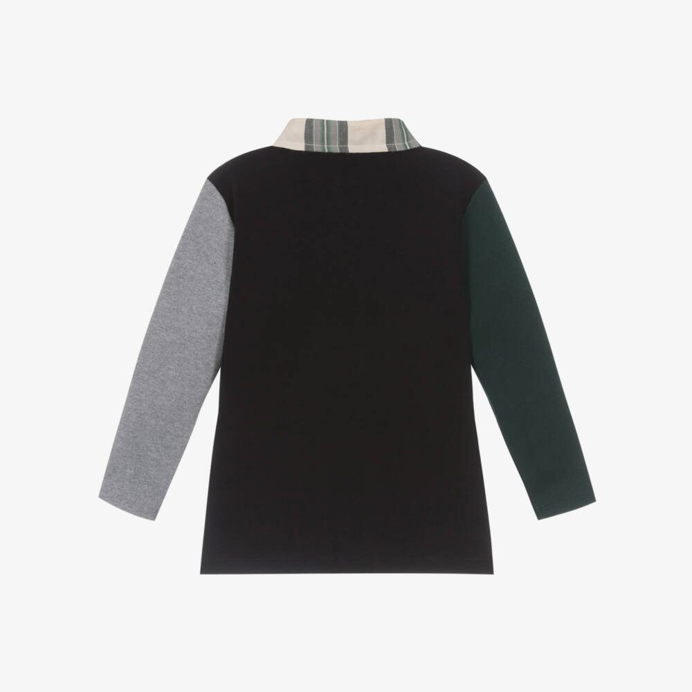 Patachou-قميص بولو قطن لون كحلي للأولاد  | Childrensalon