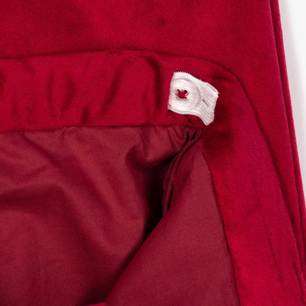 Patachou-Boys Red Velvet Occasion Trousers | Childrensalon