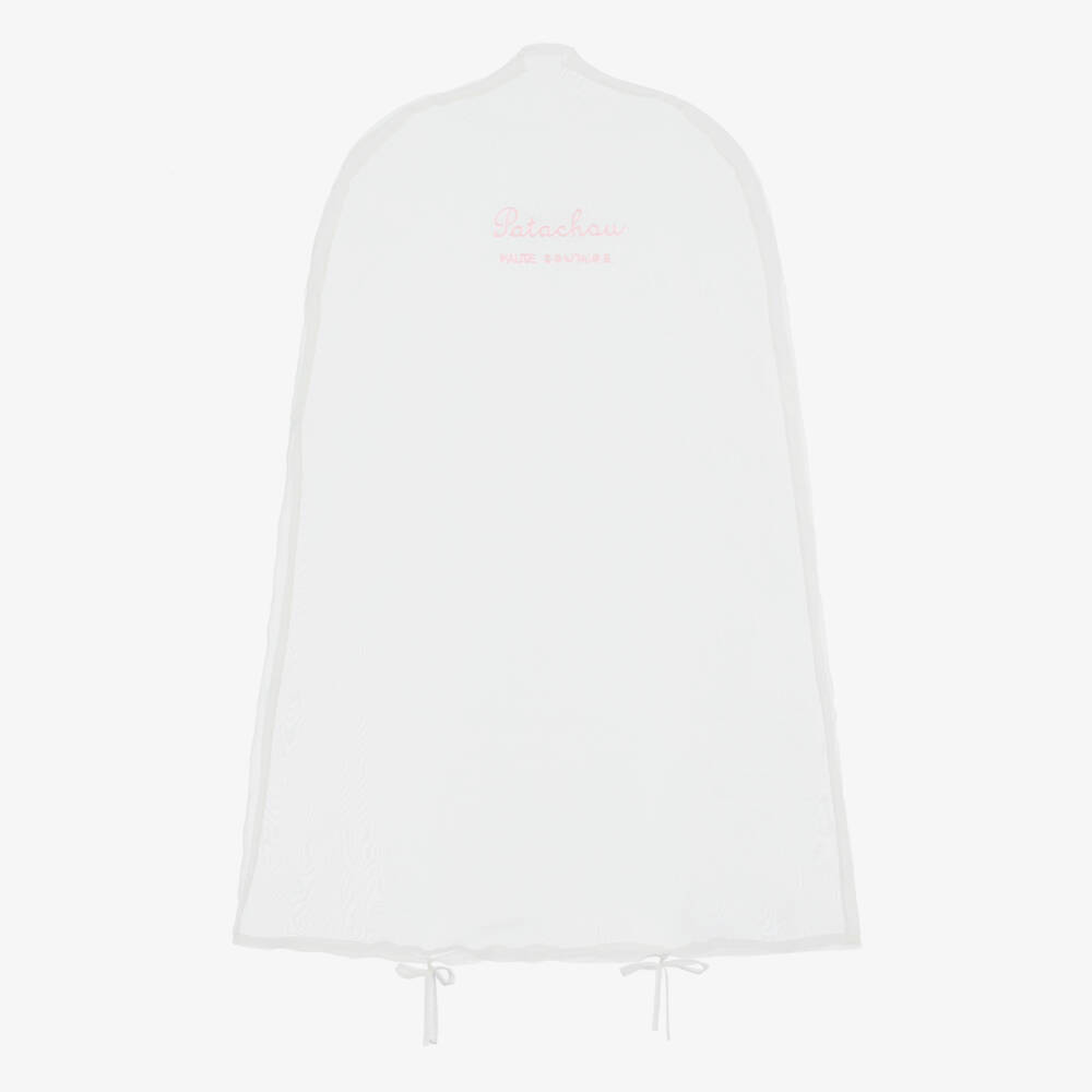 Patachou-Girls Pink Tulle Dress with Sequins & Beads | Childrensalon