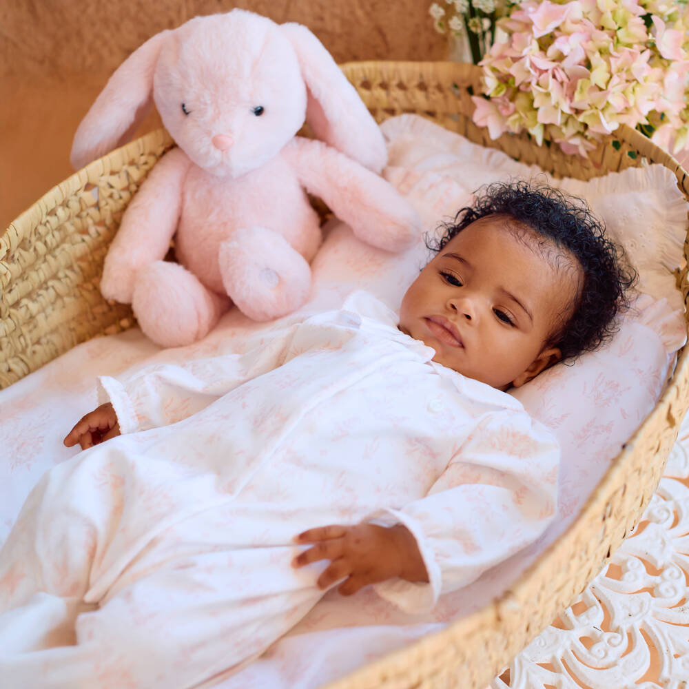 Patachou-Pink Bunny Soft Toy (33cm) | Childrensalon