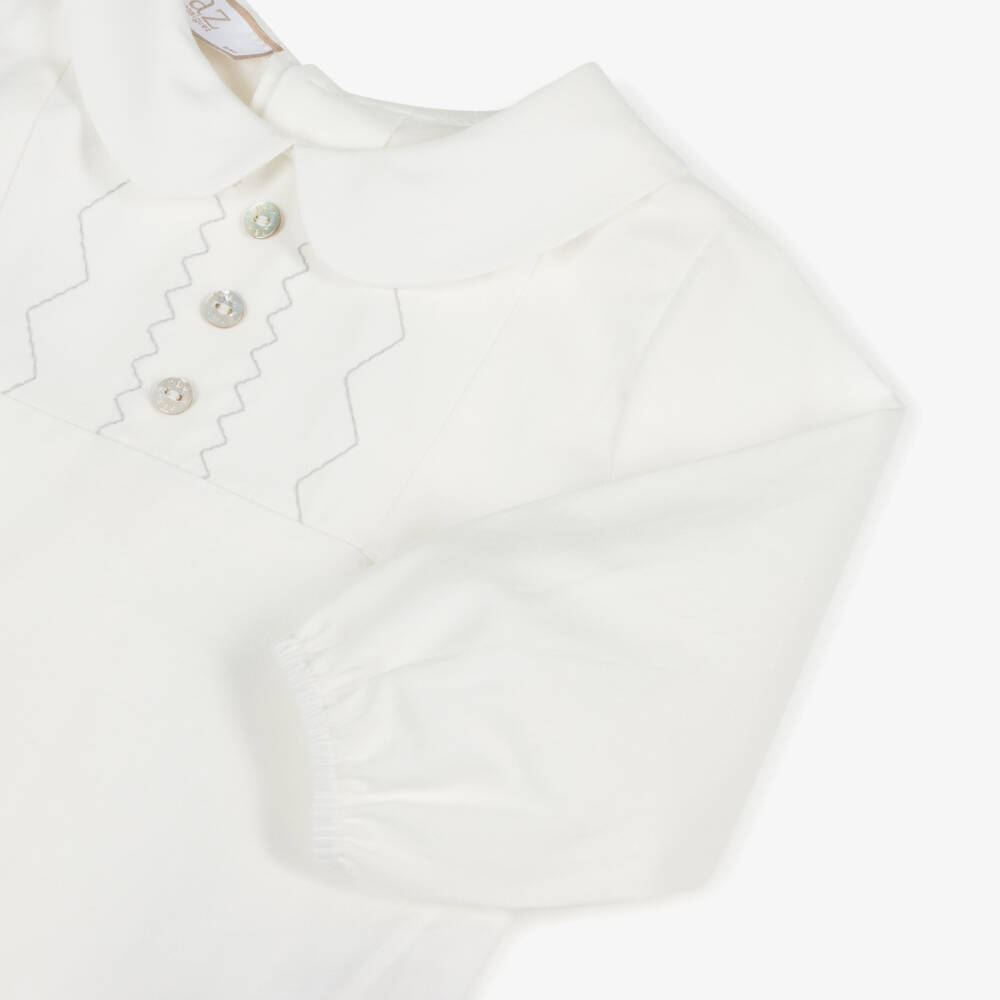 PAZ Rodríguez-Baby Boys Pale Green Needlecord Shorts Set | Childrensalon