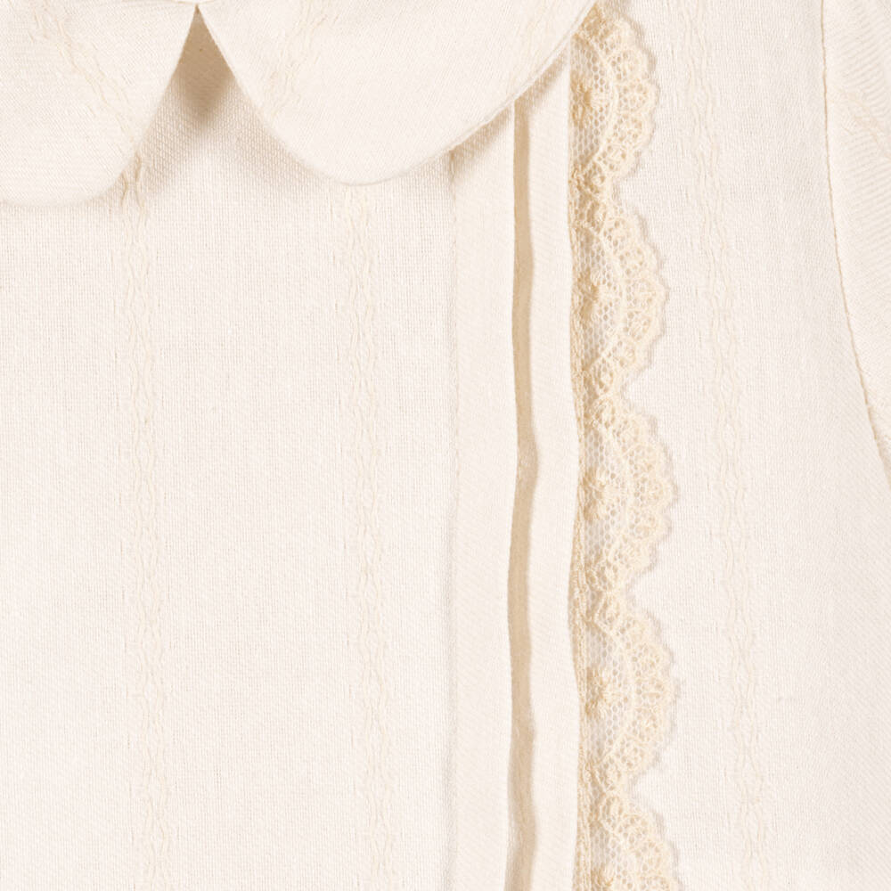 PAZ Rodríguez-Baby Boys Traditional Ivory Buster Suit Set | Childrensalon