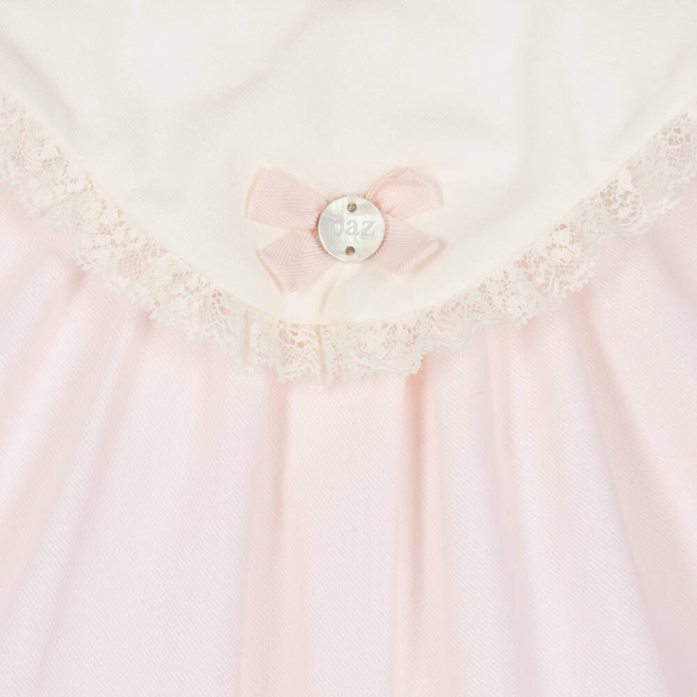 PAZ Rodríguez-Baby Girls Pink Dress Set with Scalloped Hem | Childrensalon