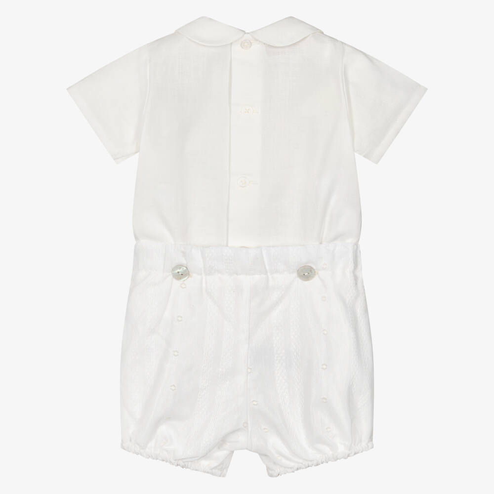 PAZ Rodríguez-بدلة بستر قطن لون عاجي للأولاد | Childrensalon