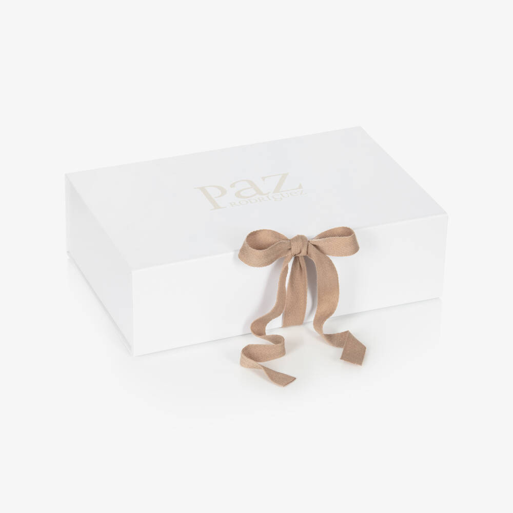 PAZ Rodríguez-Girls Pale Pink Cotton & Cashmere Knitted Babysuit Set | Childrensalon