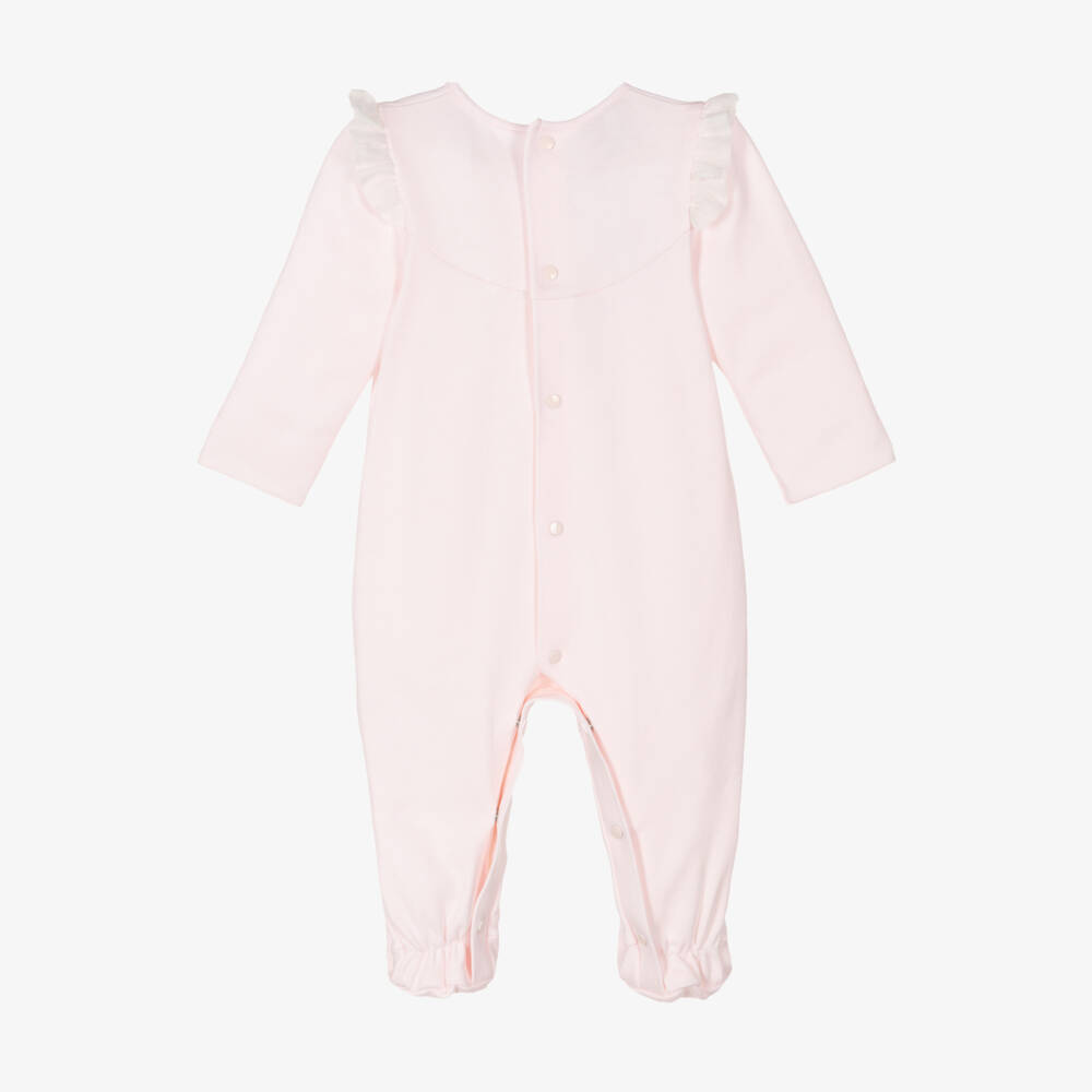 PAZ Rodríguez-Girls Pink Cotton Babygrow | Childrensalon