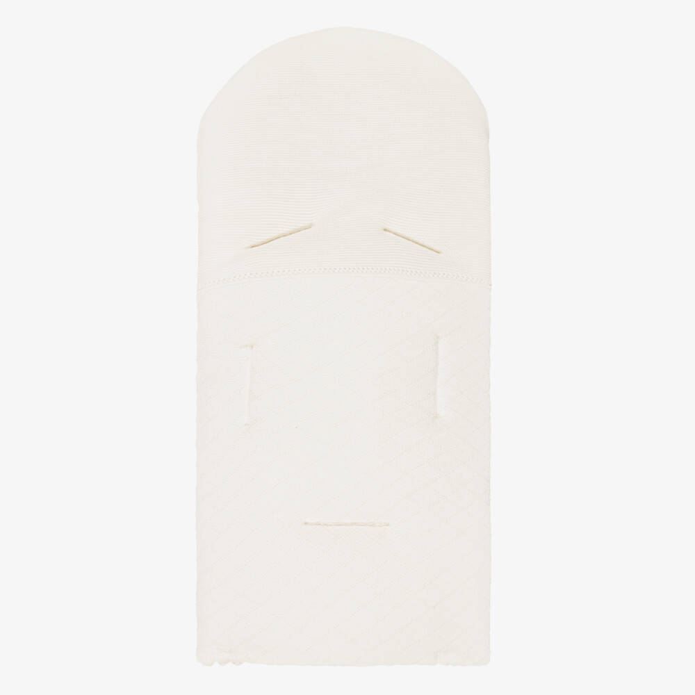 PAZ Rodríguez-Ivory Knitted Baby Nest (75cm) | Childrensalon