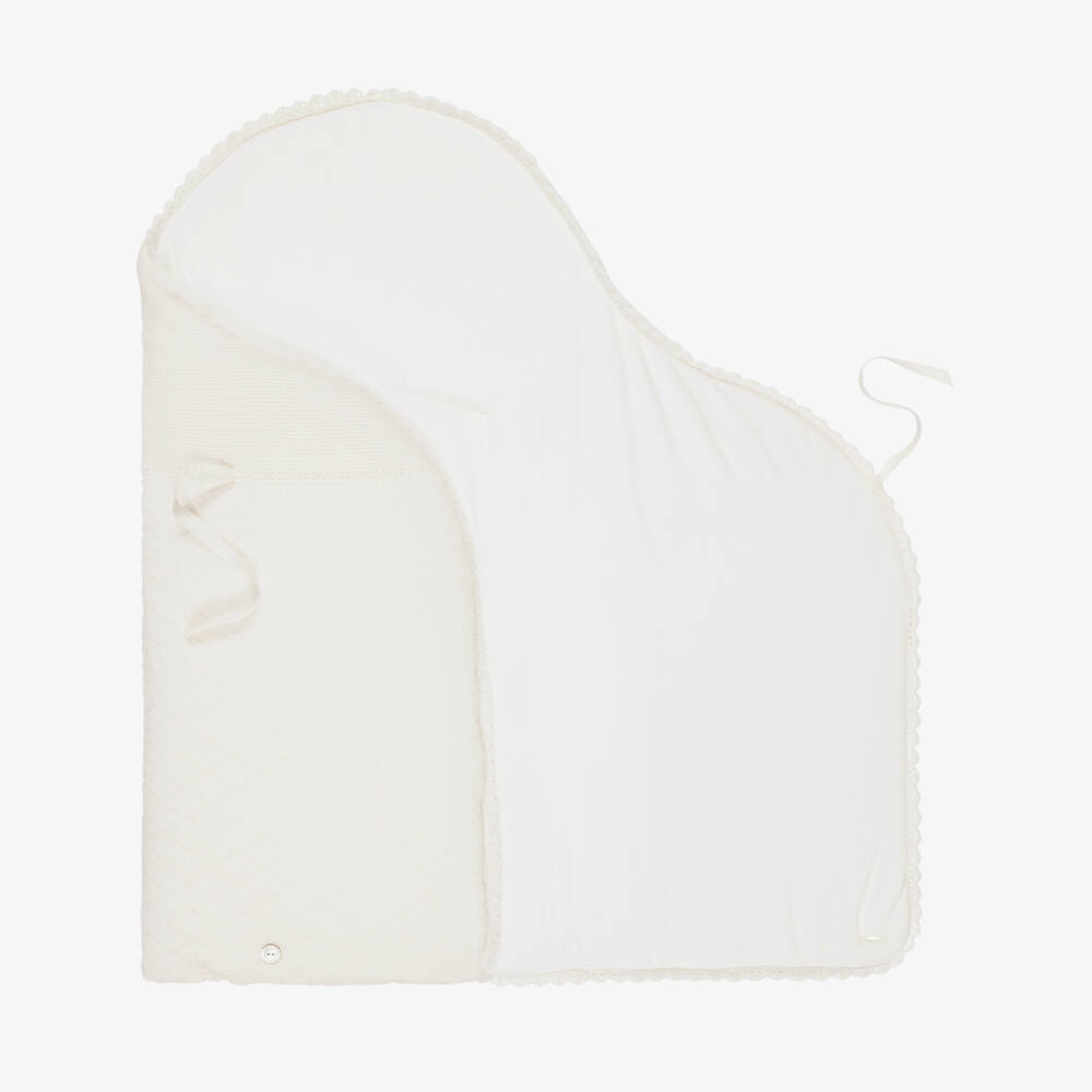 PAZ Rodríguez-Ivory Knitted Baby Nest (75cm) | Childrensalon