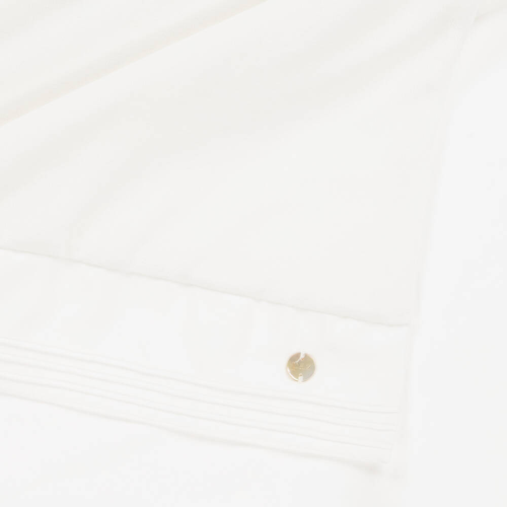 PAZ Rodríguez-بطانية بيبي قطيفة لون عاجي (87 سم) | Childrensalon