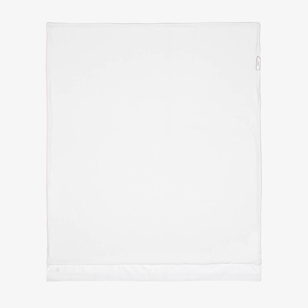 PAZ Rodríguez-Pink Velour Baby Blanket (86cm) | Childrensalon