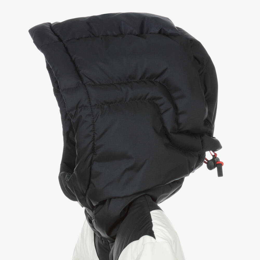 Perfect Moment-Black & White Down Padded Ski Jacket | Childrensalon