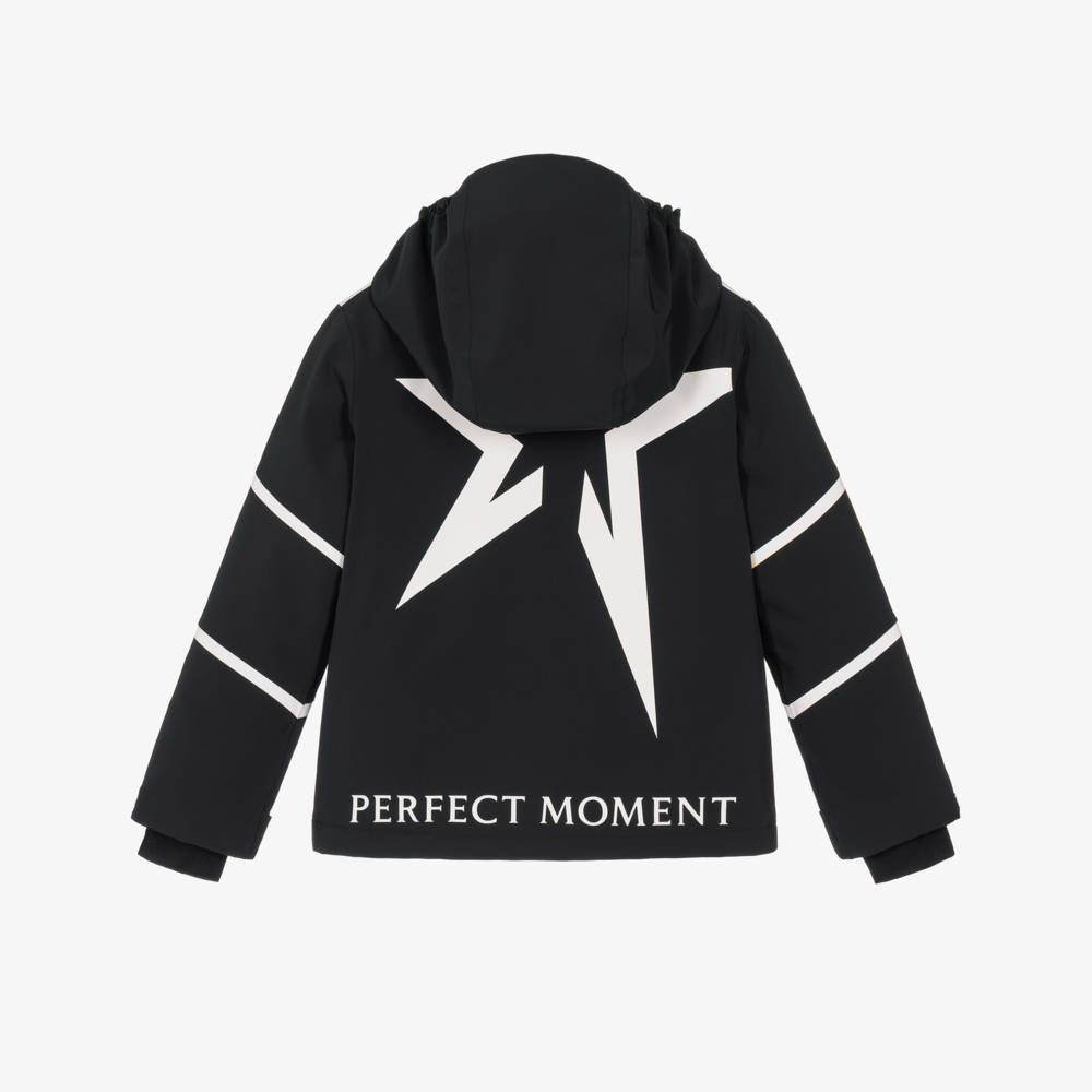 Perfect Moment-Boys Black Qanuk Pro Technical Ski Jacket | Childrensalon