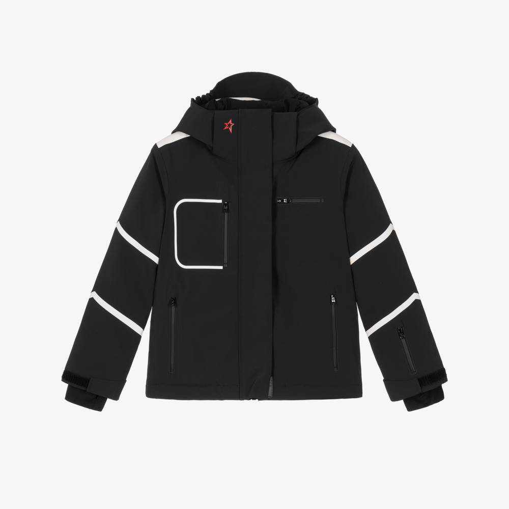Perfect Moment-Boys Black Qanuk Pro Technical Ski Jacket | Childrensalon