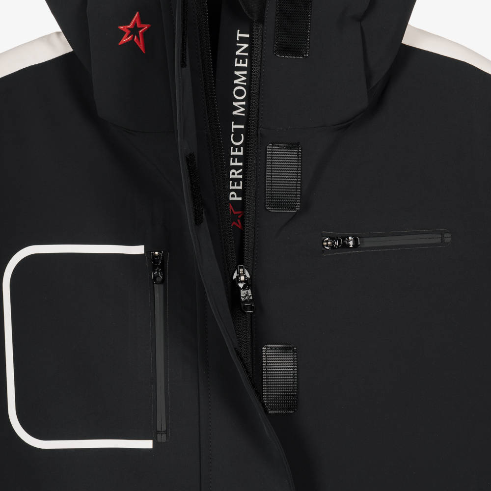 Perfect Moment-Boys Black Qanuk Pro Technical Ski Jacket | Childrensalon