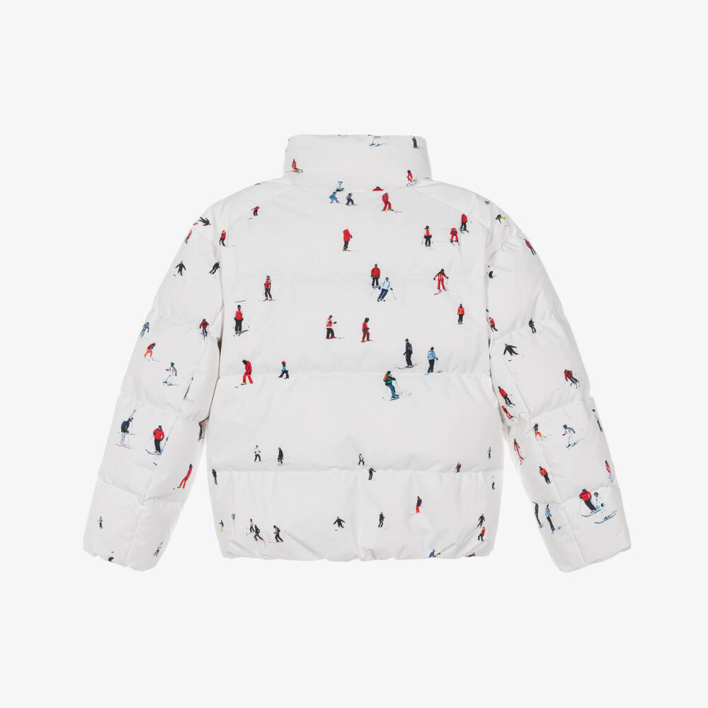 Perfect Moment-جاكيت تزلج منفوخ لون أبيض للبنات | Childrensalon