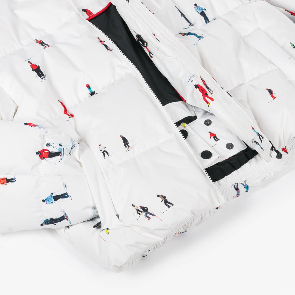 Perfect Moment-جاكيت تزلج منفوخ لون أبيض للبنات | Childrensalon