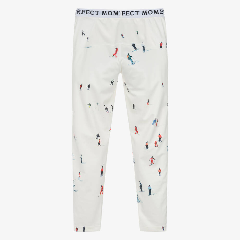 Perfect Moment-ليقنز حراري بنقشة تزلج لون عاجي | Childrensalon