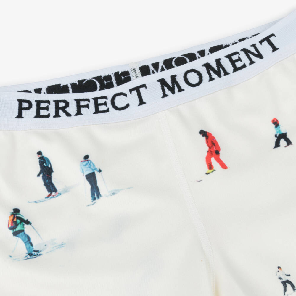 Perfect Moment-ليقنز حراري بنقشة تزلج لون عاجي | Childrensalon