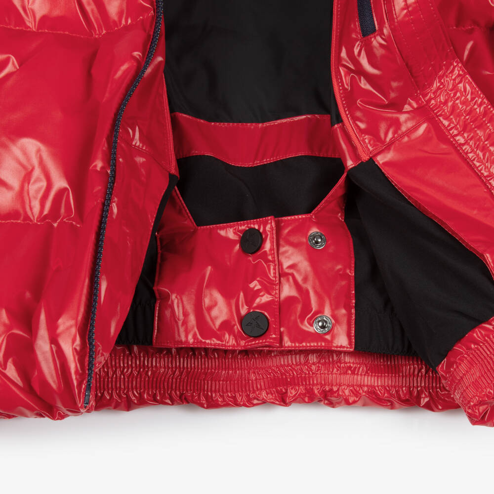 Perfect Moment-Red Nuuk Down Padded Puffer Ski Jacket | Childrensalon