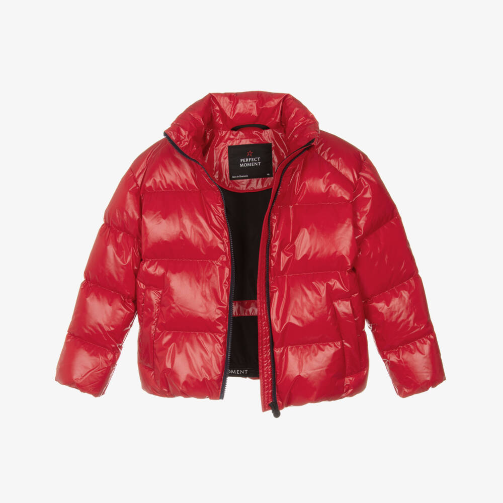 Perfect Moment-Red Nuuk Down Padded Puffer Ski Jacket | Childrensalon