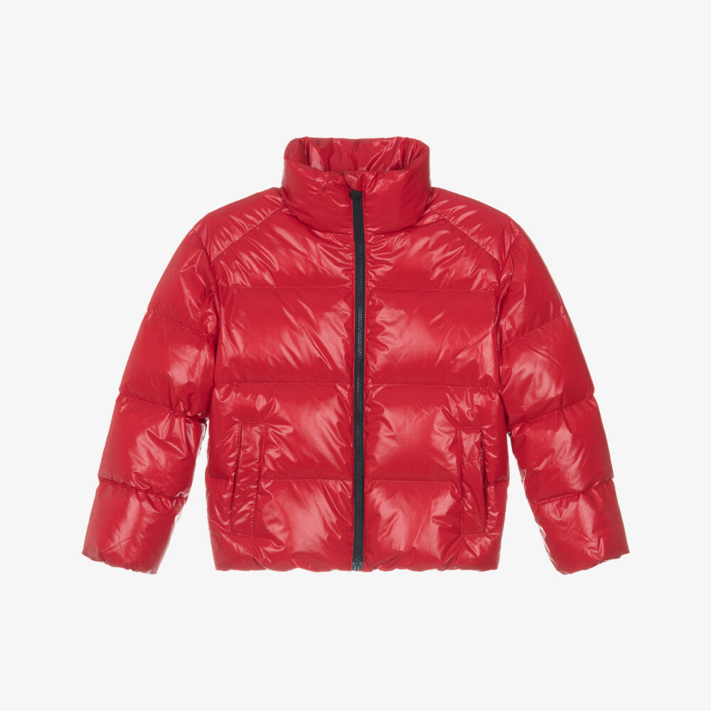 Perfect Moment-Red Nuuk Down Padded Puffer Ski Jacket | Childrensalon