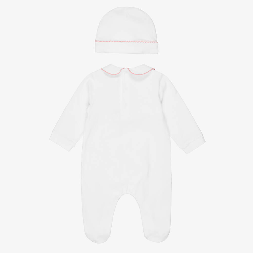 Peter Rabbit™ by Childrensalon-Baby Girls White & Pink Peter Rabbit First Moments Gift Set | Childrensalon