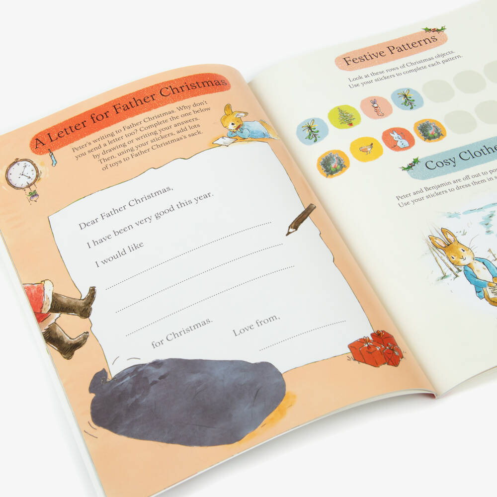 Peter Rabbit™ by Childrensalon-Christmas Pyjamas & Sticker Book Gift Hamper | Childrensalon