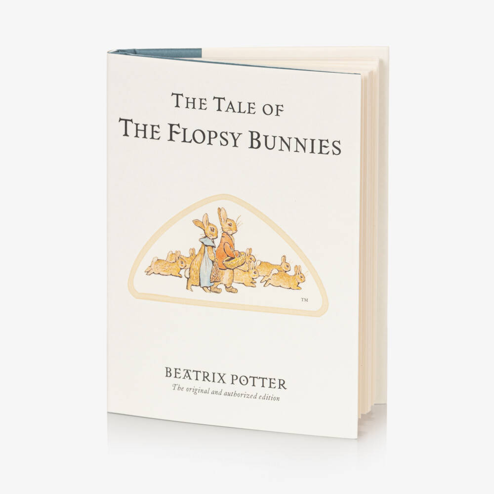 Peter Rabbit™ by Childrensalon-Girls White & Pink Flopsy Bunnies Cotton Babysuit Set | Childrensalon