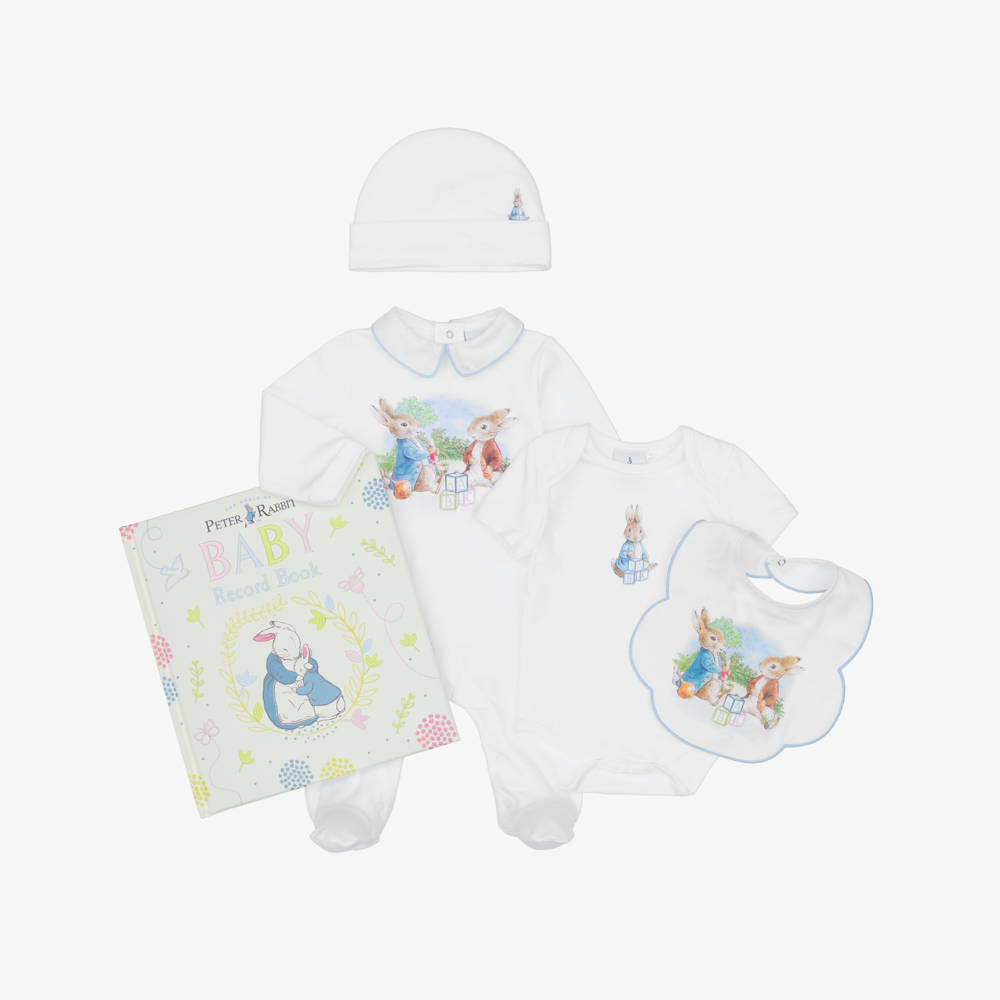 Peter Rabbit™ by Childrensalon-Peter Rabbit Babysuit & Record Book Gift Set | Childrensalon