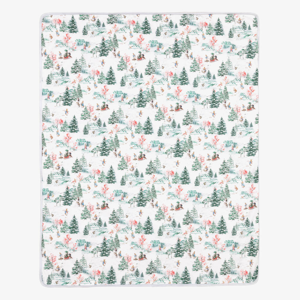 Peter Rabbit™ by Childrensalon-Peter Rabbit Christmas Woodland Blanket (97cm) | Childrensalon