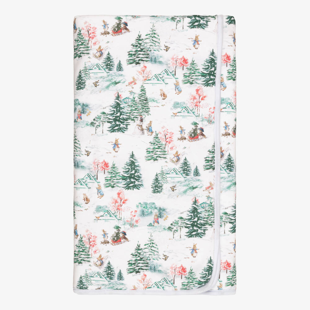 Peter Rabbit™ by Childrensalon-Peter Rabbit Christmas Woodland Blanket (97cm) | Childrensalon