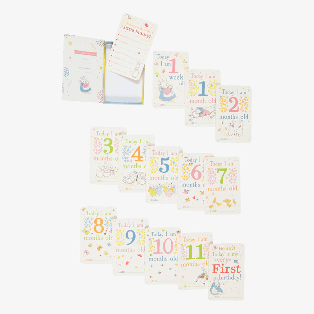 Peter Rabbit™ by Childrensalon-Подарочный набор Кролик Питер белый хлопковый Первые моменты  | Childrensalon