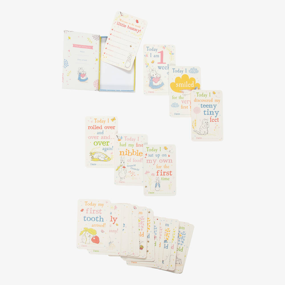 Peter Rabbit™ by Childrensalon-Подарочный набор Кролик Питер белый хлопковый Первые моменты  | Childrensalon