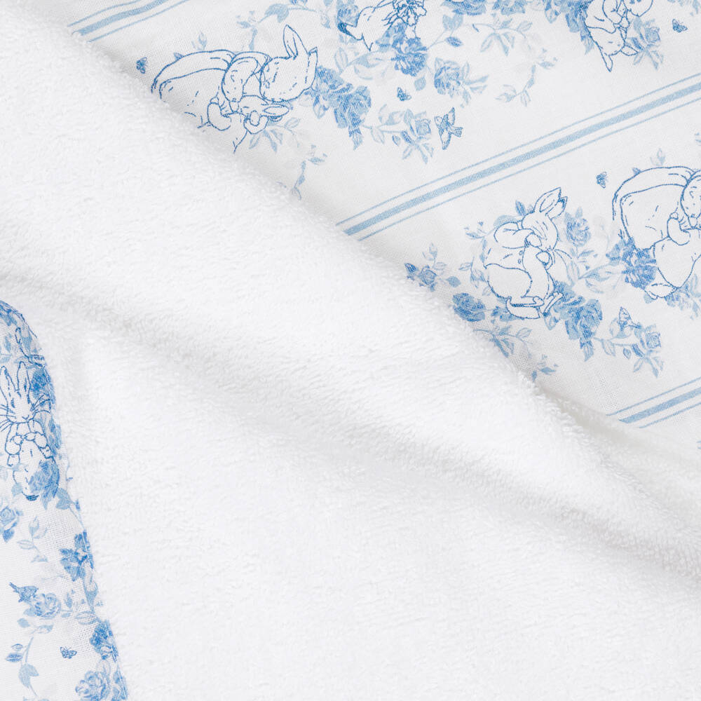 Peter Rabbit™ by Childrensalon-White Hooded Baby Towel & Wash Bag Set | Childrensalon