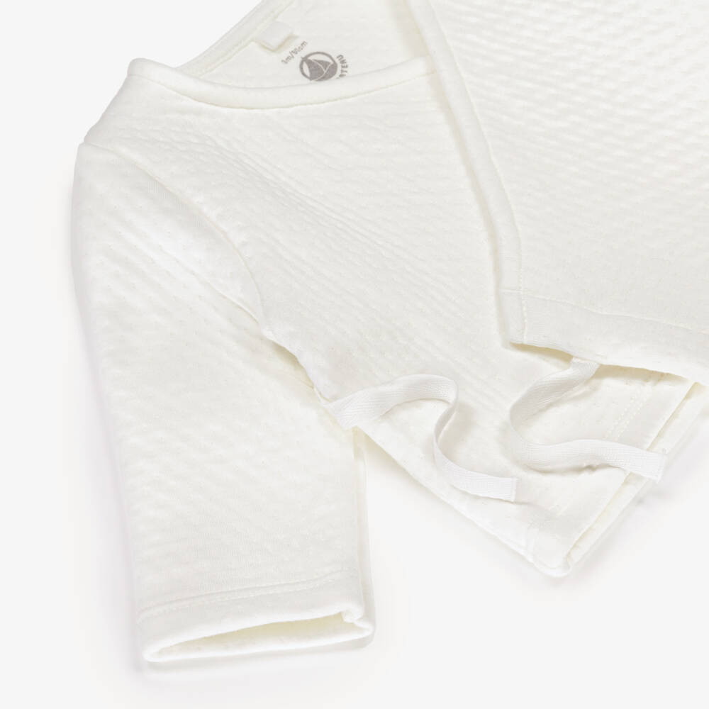 Petit Bateau-Babysuit Set with Changing Bag (37cm) | Childrensalon