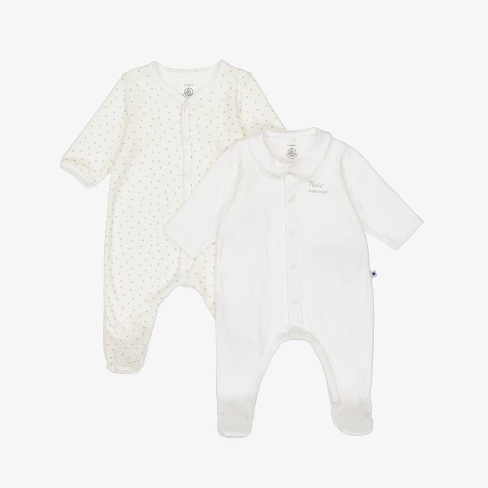 Petit Bateau-Babysuit Set with Changing Bag (37cm) | Childrensalon