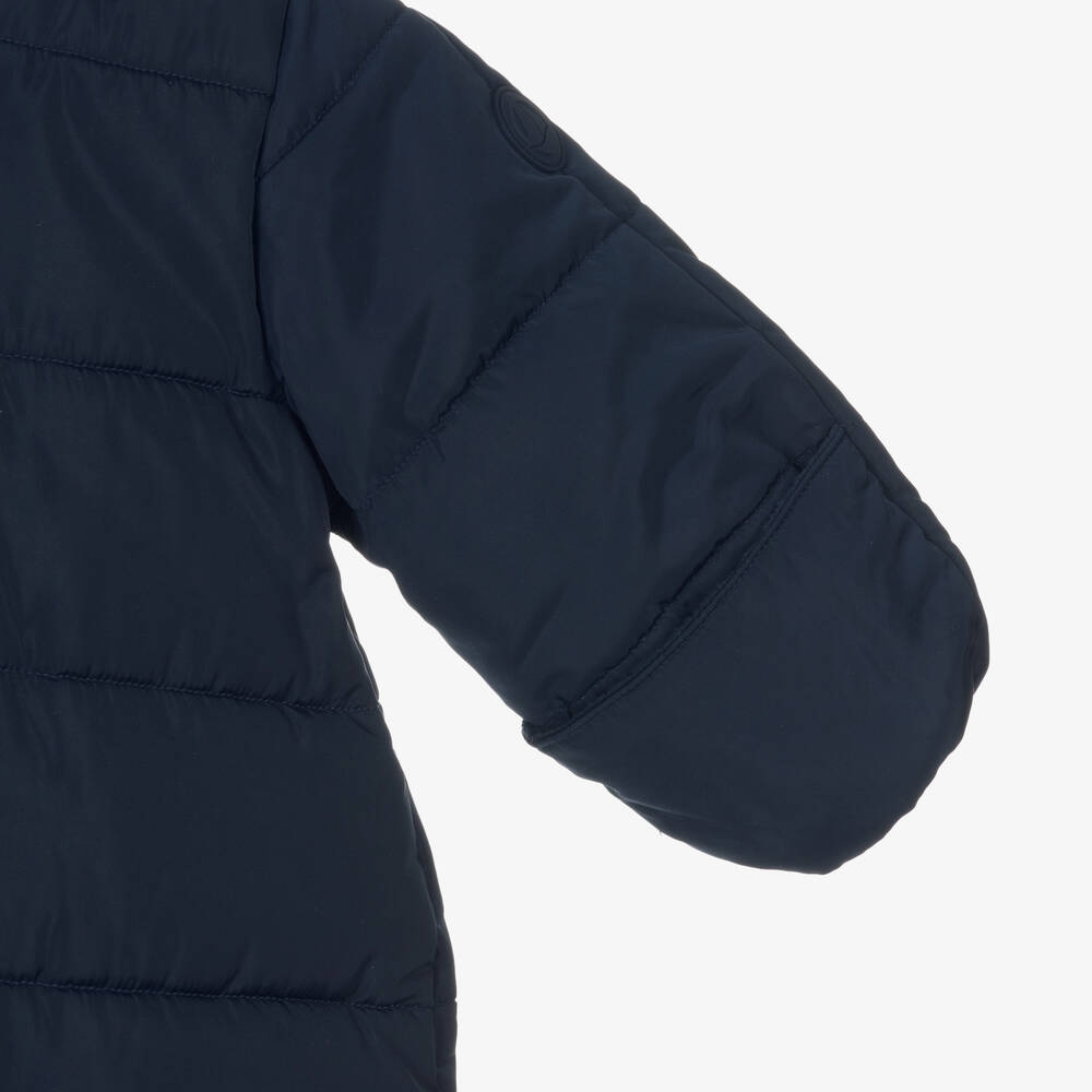 Petit Bateau-أفرول ثلج مبطن لون كحلي للأطفال | Childrensalon