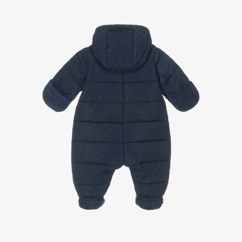 Petit Bateau-أفرول ثلج مبطن لون كحلي للأطفال | Childrensalon