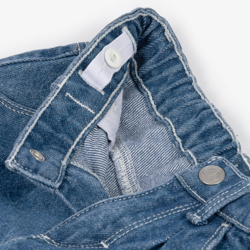 Petit Bateau-Boys Blue Denim Jeans | Childrensalon