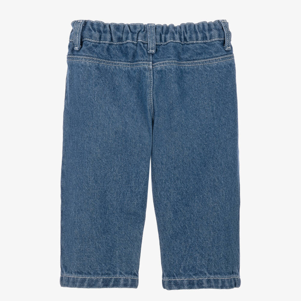 Petit Bateau-Boys Blue Denim Jeans | Childrensalon