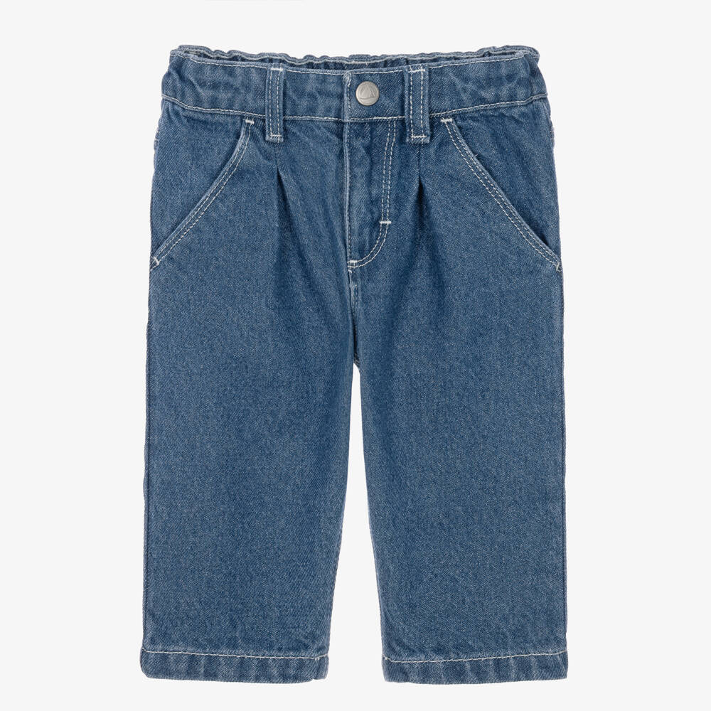 Petit Bateau-Boys Blue Denim Jeans | Childrensalon