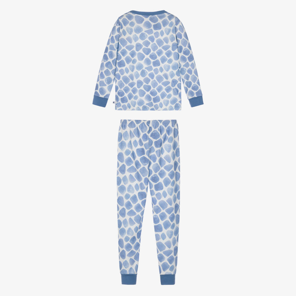 Petit Bateau-Boys Blue Dragon Pyjama & Mask Set | Childrensalon