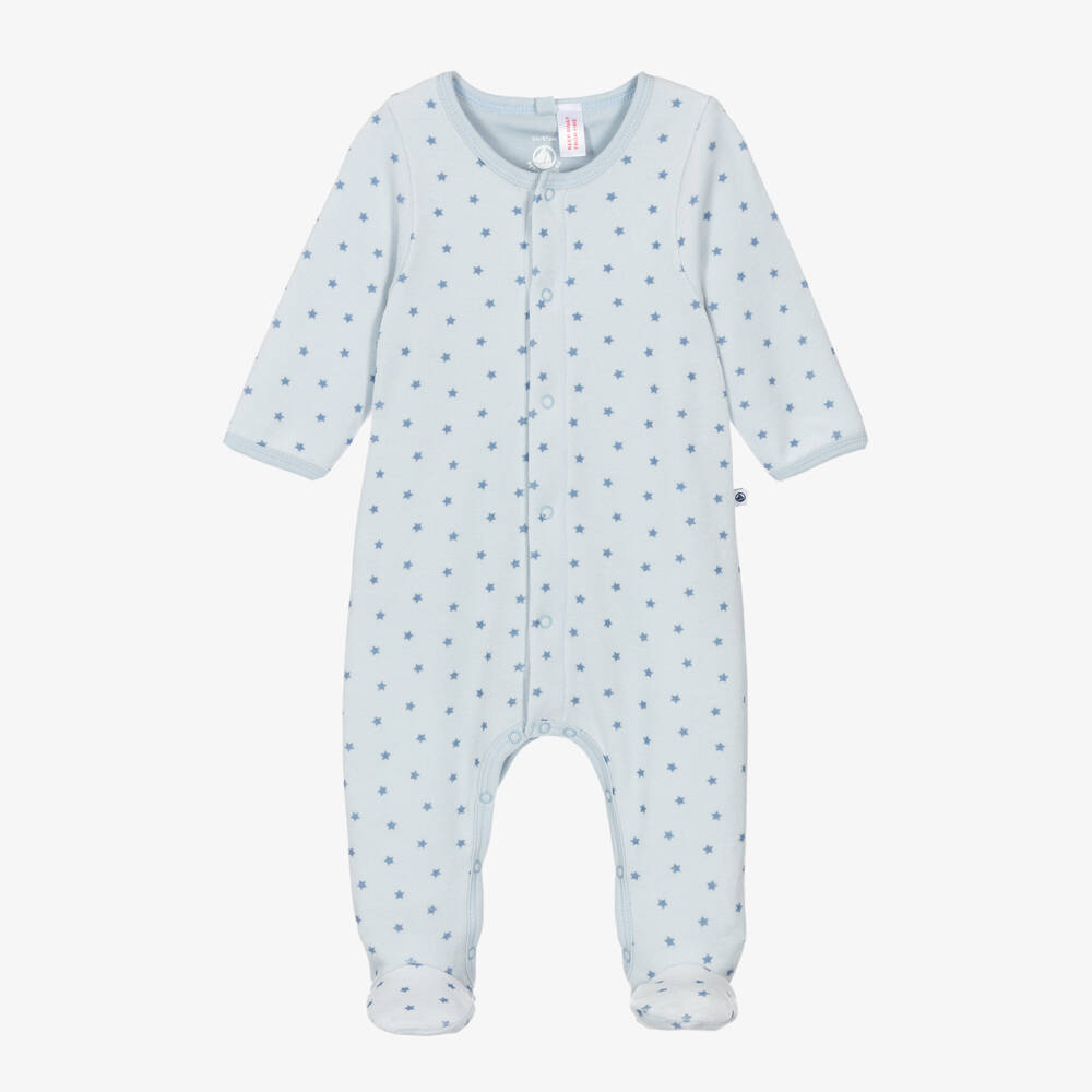 Body Unisexe Bleu Petit Bateau - Taille 3 Mois, Manches Courtes, Coton Français