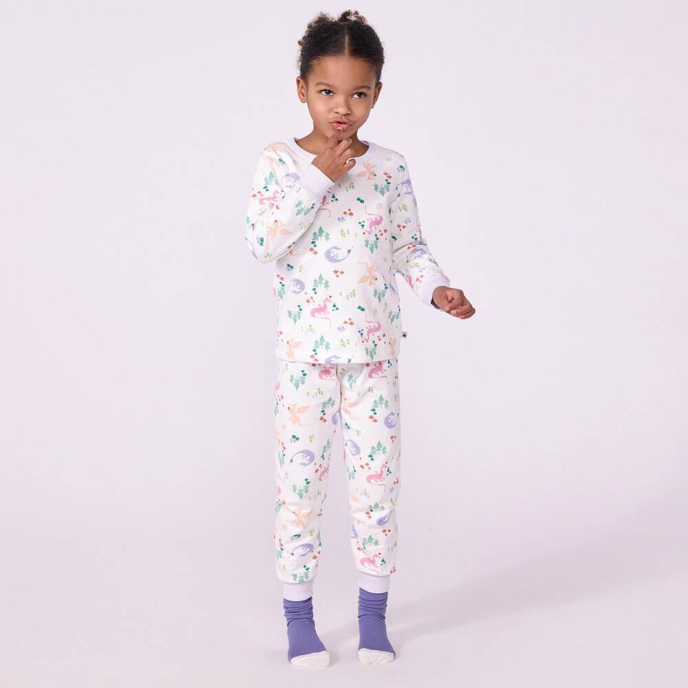 Petit Bateau-جوارب بطبعة قلوب لون زهري وبنفسجي للبنات (5 أزواج) | Childrensalon