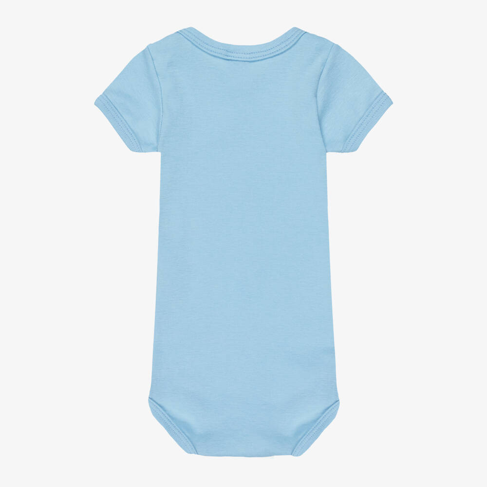 Petit Bateau-Multicolour Cotton Weekday Bodyvests (5 Pack) | Childrensalon